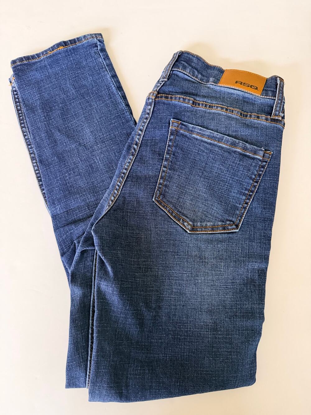 RSQ Men's Dark Wash Slim Fit Jeans - Excellent Condition